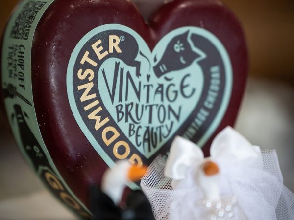 Adam and Abbey’s wedding at Tottington Manor – wedding cake topper