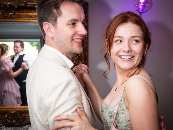 Adam and Abbey’s wedding at Tottington Manor – guests dancing